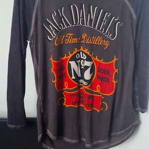 Lucky Brand Jack Daniels 3/4 length sleeve shirt